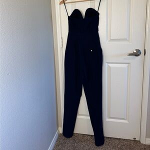 Three Floor Navy Jumpsuit